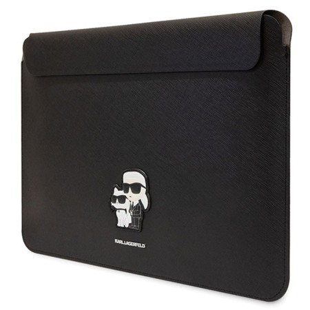 Husa pentru Laptop, 14", Magnetica - Karl Lagerfeld (KLCS14SAKCPMK) - Black KarlandChaoupette