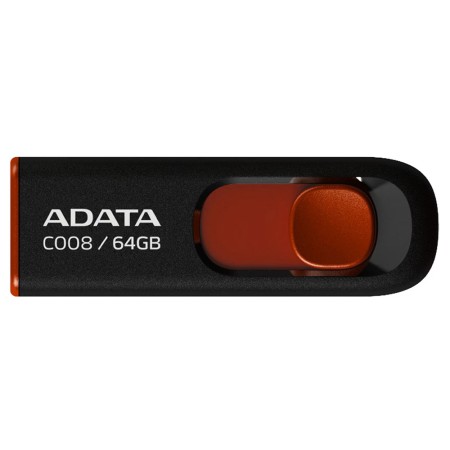 Stick de Memorie 64GB - Adata (AC008-64G-RKD) - Black / Red