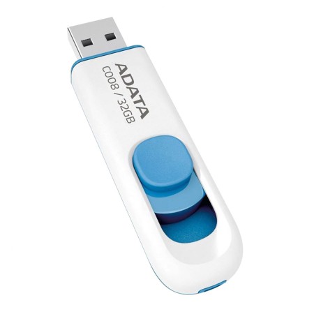 Stick de Memorie 32GB - Adata (AC008-32G-RWE) - White / Blue