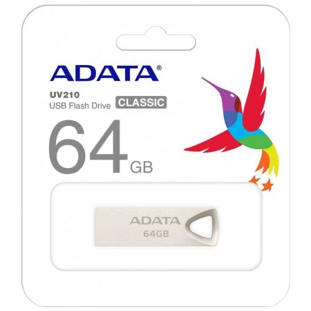 Stick de Memorie 64GB - Adata (AUV210-64G-RGD) - Silver