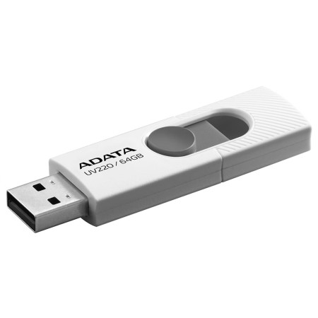 Stick de Memorie 64GB - Adata (AUV220-64G-RWHGY) - White / Grey