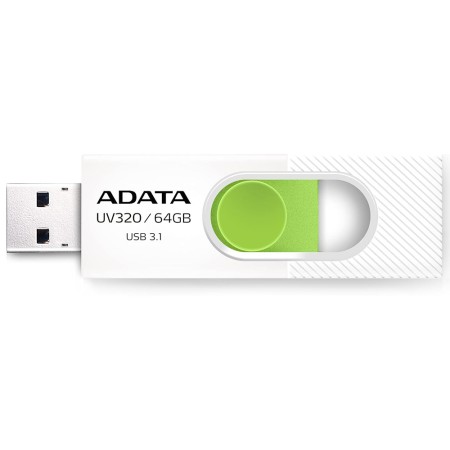 Stick de Memorie 64GB - Adata (AUV320-64G-RWHGN) - White / Green