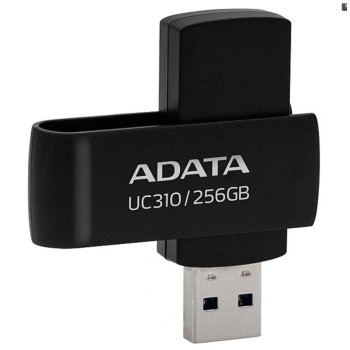 Stick de Memorie 256GB, USB 3.2 - Adata (UC310-256G-RBK) - Black