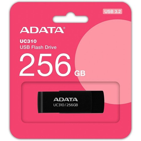 Stick de Memorie 256GB, USB 3.2 - Adata (UC310-256G-RBK) - Black