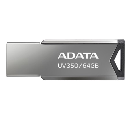 Stick de Memorie 64GB, USB 3.2, 90/40MB/s - Adata (AUV350-64G-RBK) - Silver