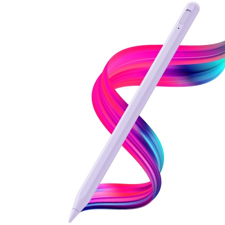 Stylus Pen pentru Tableta, Bluetooth, Type-C, 125mAh - Techsuit (AC10SH) - Mystic Lilac