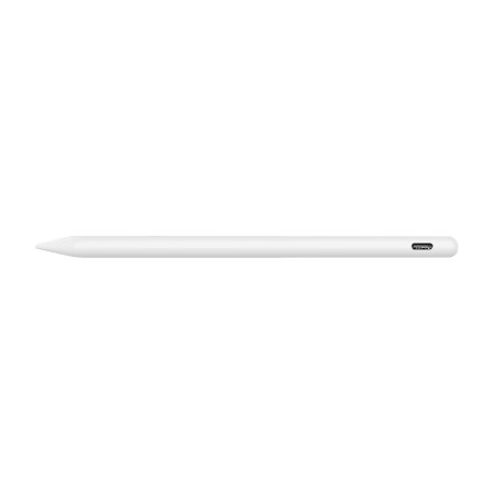 Stylus Pen pentru Tableta, Bluetooth, Type-C, 130mAh, 5V, 0.2A, Palm Rejection, Tilt Pressure Sense - Techsuit (AX10) - White