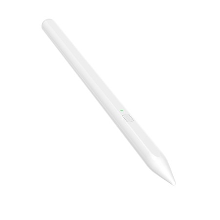 Stylus Pen pentru Tableta, Bluetooth, Type-C, 130mAh, 5V, 0.2A, Palm Rejection, Tilt Pressure Sense - Techsuit (AX10) - White