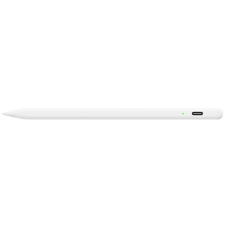 Stylus Pen pentru Tableta, Bluetooth, Type-C, 130mAh, 5V, 0.2A, Palm Rejection, Tilt Pressure Sense - Techsuit (AC10-CP) - White