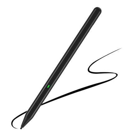 Stylus Pen pentru Tableta Microsoft Surface, Palm Rejection, Tilt Sensitivity, Side Adsorption, 90mAh - Techsuit (C581-C) - Black