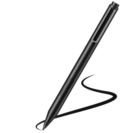 Stylus Pen pentru Tableta Microsoft Surface, Palm Rejection, AAAA Battery, MPP1.51 - Techsuit (F94S) - Black