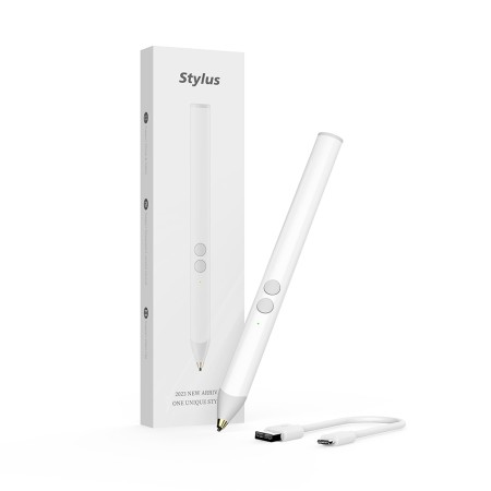 Stylus Pen Universal, 105mAh, USB-C - Techsuit (UA20) - White