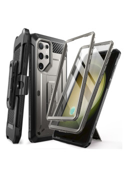 Husa pentru Samsung Galaxy S24 Ultra Supcase Unicorn Beetle Pro, Titan Gray