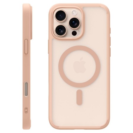 Husa pentru iPhone 16 Pro Max - Spigen Ultra Hybrid T MagSafe - Frost Rose Titanium