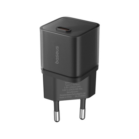 Incarcator GaN5S, Type-C, Fast Charge, 30W - Baseus Gallium Nitride (P10162504113-00) - Black