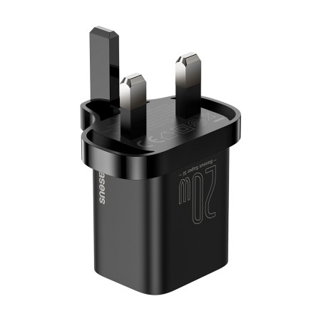 Incarcator Type-C cu Plug UK, Quick Charge 20W - Baseus Super Si (CCSUP-K01) - Black