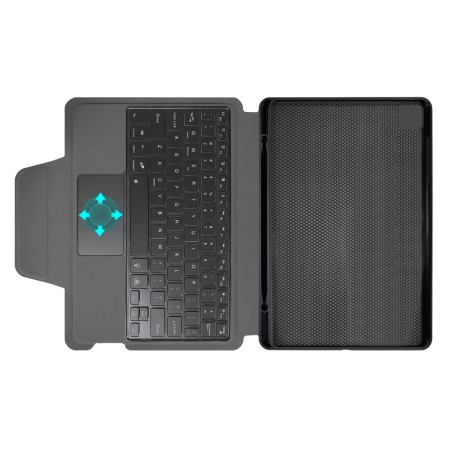 Husa cu Tastatura pentru iPad Pro 11 (2018 / 2020 / 2021 / 2022) - Techsuit KeyTab Pro - Black