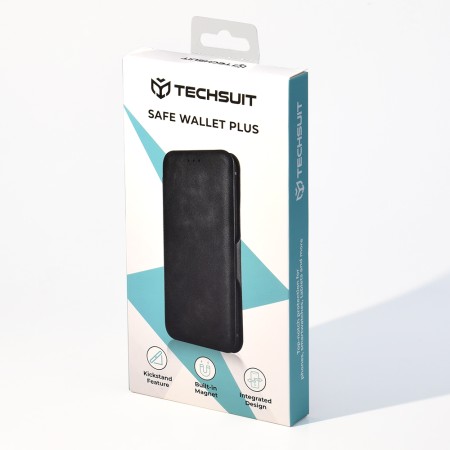 Husa pentru Motorola Moto G85 - Techsuit Safe Wallet Plus - Black