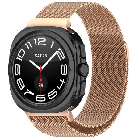 Curea pentru Samsung Galaxy Watch Ultra 47mm - Techsuit Watchband 35mm (W009) - Rose Gold