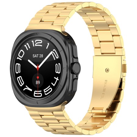 Curea pentru Samsung Galaxy Watch Ultra 47mm - Techsuit Watchband 35mm (W010) - Gold