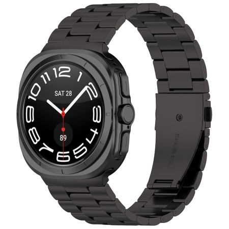 Curea pentru Samsung Galaxy Watch Ultra 47mm - Techsuit Watchband 35mm (W010) - Black