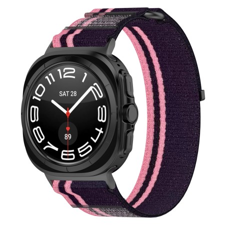 Curea pentru Samsung Galaxy Watch Ultra 47mm - Techsuit Watchband (W054) - Pink / Black