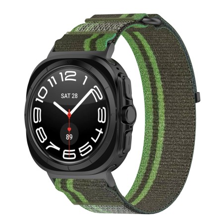 Curea pentru Samsung Galaxy Watch Ultra 47mm - Techsuit Watchband (W054) - Green / Gray