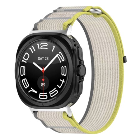 Curea pentru Samsung Galaxy Watch Ultra 47mm - Techsuit Watchband (W054) - Yellow / Gray