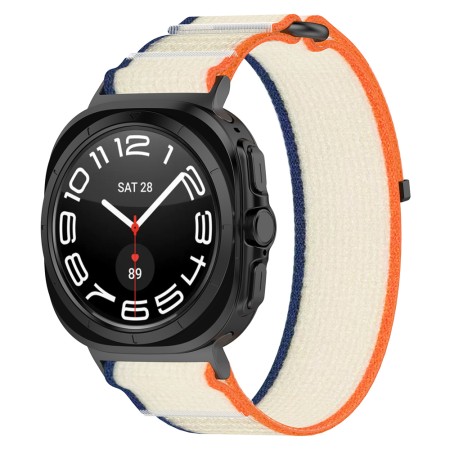 Curea pentru Samsung Galaxy Watch Ultra 47mm - Techsuit Watchband (W054) - Orange / Beige