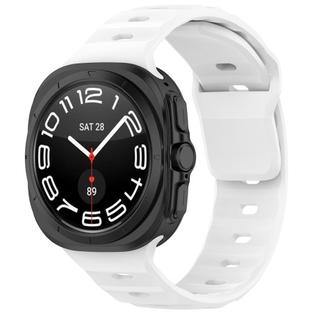 Curea pentru Samsung Galaxy Watch Ultra 47mm - Techsuit Watchband (W055) - White