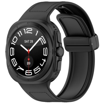 Curea pentru Samsung Galaxy Watch Ultra 47mm - Techsuit Watchband (W056) - Black