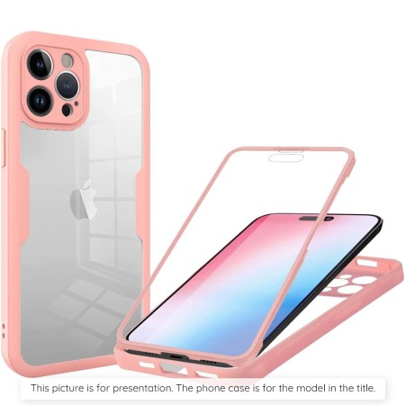 Husa pentru Xiaomi Poco F6 + Folie - Techsuit ColorVerse 360 Series - Pink