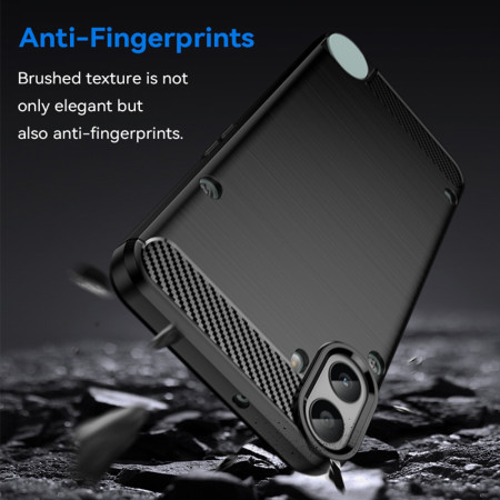 Husa Carbon pentru Nothing CMF Phone 1, Tech Protects Anti-Soc, Black