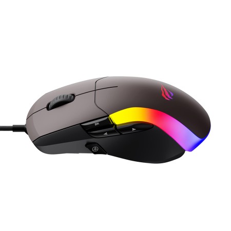 Mouse cu Fir pentru Gaming 1200/2400/3200/4800/6400/8000 DPI, 1.6m, 5V - Havit (MS959S) - Black / Ochre