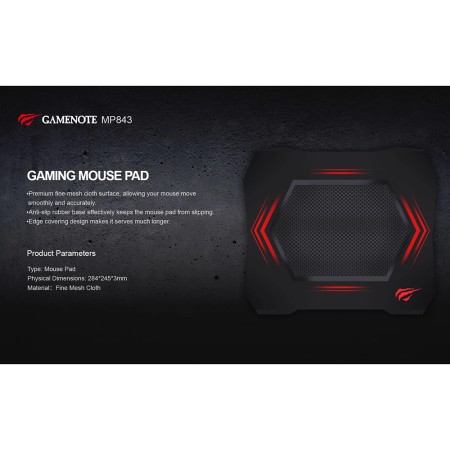 Mouse Pad pentru Gaming, Material Textil, Antiderapant - Havit (MP843) - Black