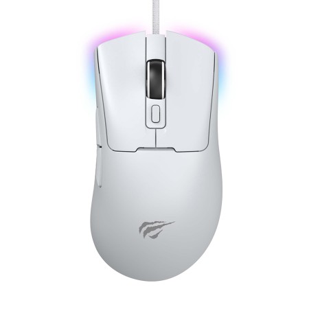 Mouse cu Fir pentru Gaming 800/1600/3200/6400/8000/12000 DPI, 1.6m, 5V - Havit (MS966) - White