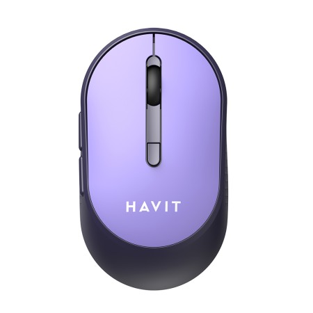 Mouse Fara Fir 2.4GHz, 1200/2400/3200 DPI - Havit (MS78GT) - Purple