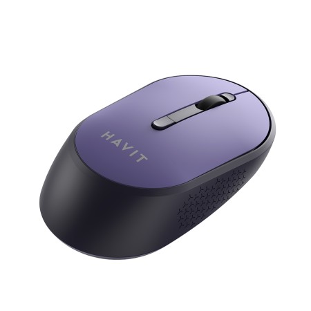 Mouse Fara Fir 2.4GHz, 1200/2400/3200 DPI - Havit (MS78GT) - Purple