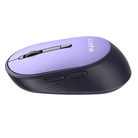 Mouse Fara Fir 2.4GHz, 1200/2400/3200 DPI - Havit (MS78GT) - Purple