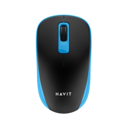 Mouse Fara Fir 2.4GHz, 1200 DPI - Havit (MS626GT) - Black / Blue