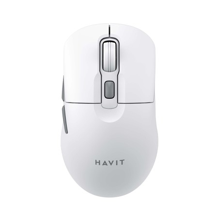 Mouse Fara Fir 2.4GHz, 800/1200/1600 DPI, ABS, PC- Havit (MS59WB) - White