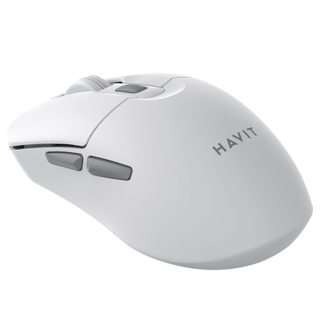 Mouse Fara Fir 2.4GHz, 800/1200/1600 DPI, ABS, PC- Havit (MS59WB) - White