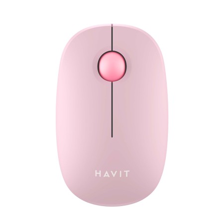 Mouse Fara Fir 2.4GHz, 1600 DPI, ABS, PC- Havit (MS57GT) - Pink