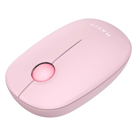 Mouse Fara Fir 2.4GHz, 1600 DPI, ABS, PC- Havit (MS57GT) - Pink