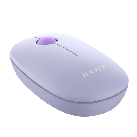 Mouse Fara Fir 2.4GHz, 1600 DPI, ABS, PC- Havit (MS57GT) - Purple