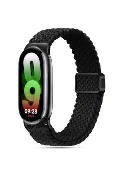 Curea Smartwatch pentru Xiaomi Mi Band 8 / 8 NFC / 9 / 9 NFC, Nailon W032, Black