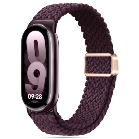 Curea pentru Xiaomi Mi Band 8 / 8 NFC / 9 / 9 NFC - Techsuit Watchband (W032) - Dark Cherry