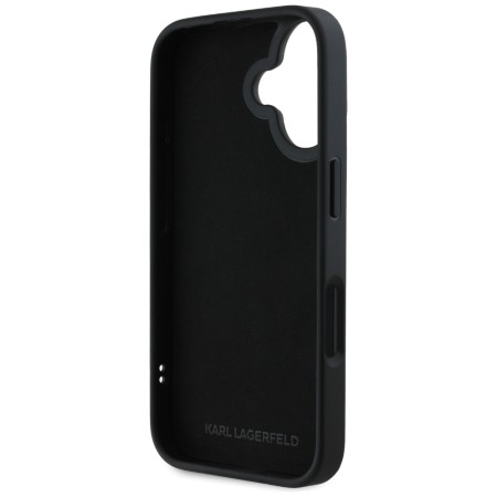 Husa pentru iPhone 16 - Karl Lagerfeld 3D Design - Rubber KarlandChoupette