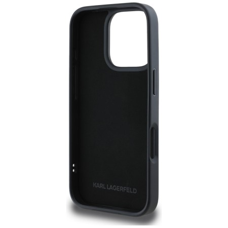 Husa pentru iPhone 16 Pro - Karl Lagerfeld 3D Design - Rubber KarlandChoupette