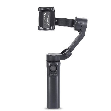 Gimbal pentru Telefon cu 3 Axe si Telecomanda, Pliabil - Techsuit (F5 Plus) - Black